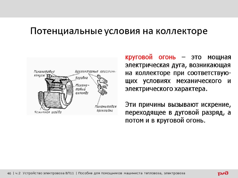 Потенциальные условия на коллекторе круговой огонь – это мощная электрическая дуга, возникающая на коллекторе